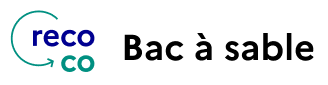 Logo Bac à Sable Reco-co